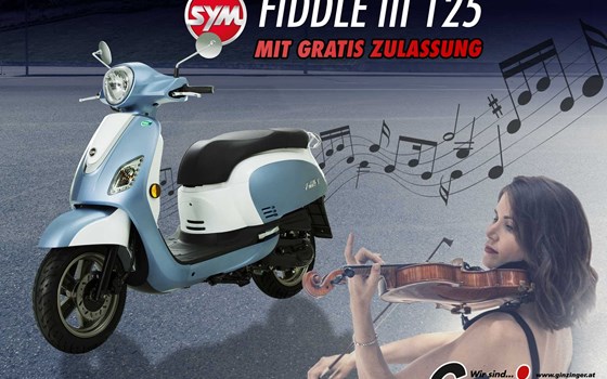 SYM Fiddle 125 inkl. GRATIS Zulassung! - Bild 1 SYM Fiddle 125 inkl. GRATIS Zulassung! - Bild 1