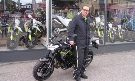 Eine Kawasaki Z 900 geht auf Reise!