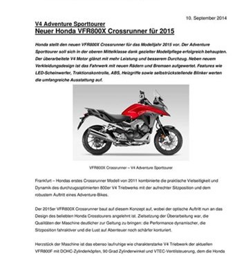 Das erste Highlight für die neue Saison