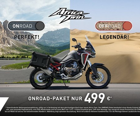 AFRICA TWIN ONROAD-Paket ab 499 € !!! 