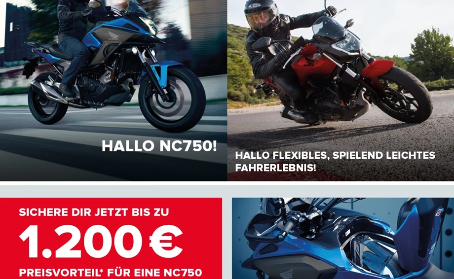Unser Herbstangebot  " bei Honda Team Schlieter " viele Honda Motorräder  jetzt besonderst güstig" Bild 1: Unser Herbstangebot  " bei Honda Team Schlieter " viele Honda Motorräder  jetzt besonderst güstig"