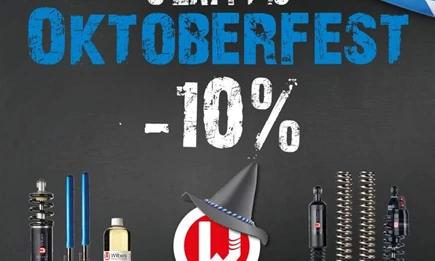 Wilbers Oktoberfest: -10% auf Wilbers Produkte und Gabelumbauten Stufe 1+2 Wilbers Oktoberfest: -10% auf Wilbers Produkte und Gabelumbauten Stufe 1+2