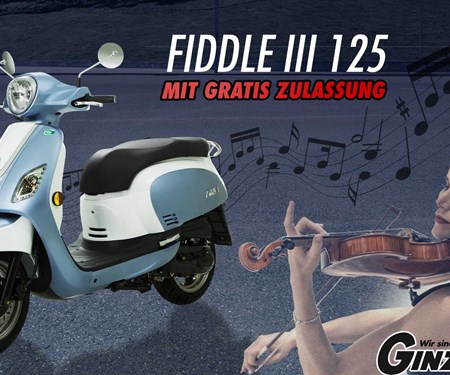 SYM Fiddle 125 Zulassungsaktion! SYM Fiddle 125 Zulassungsaktion!