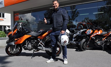 unsere KTM 990 Supermoto....