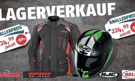 Wir räumen unser Lager! bis zu 50% Rabatt