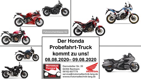 Honda Probefahrt- Truck 2020