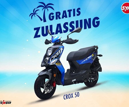 SYM Crox 50 Zulassungsaktion SYM Crox 50 Zulassungsaktion