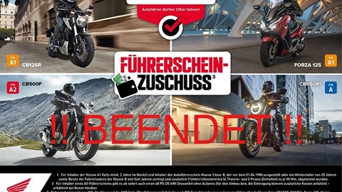 Honda Semmler - Führerschein Aktion beendet !! 