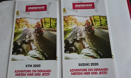 Motorradverleih - bei uns gern