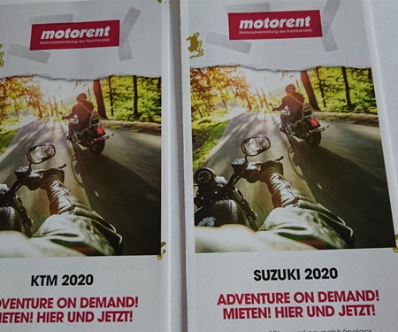 Motorradverleih - bei uns gern