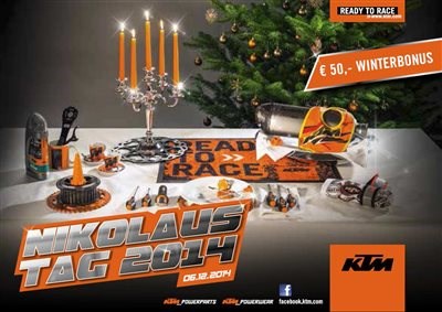 NIKOLAUSTAG 2014 am 06.12.2014 mit 50 € WINTERBONUS ! ! !