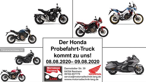 Der Probefahrt-Truck kommt am 08.08. und 09.08. zu uns! 