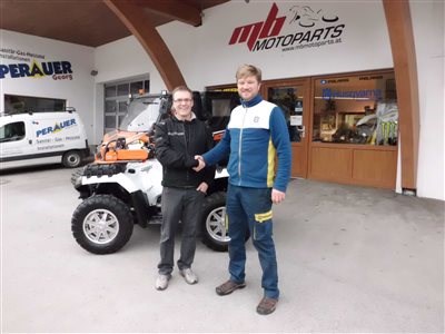 POLARIS Sportsman 850 XP EPS geht an einen neuen Kunden! POLARIS Sportsman 850 XP EPS geht an einen neuen Kunden!