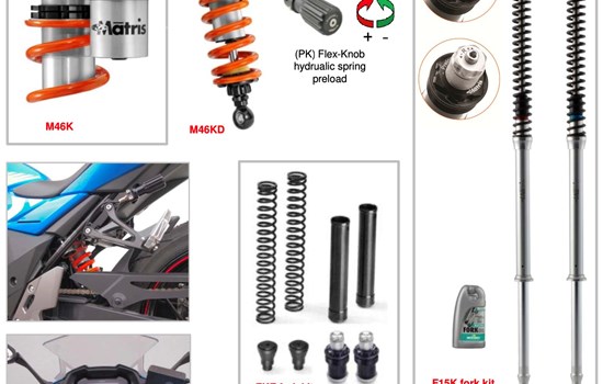 Suzuki GSX-S 1000 Katana und GSX 250R: Matris Fahrwerksoptimierungen erhältlich! - Bild 2 Suzuki GSX-S 1000 Katana und GSX 250R: Matris Fahrwerksoptimierungen erhältlich! - Bild 2