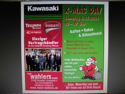 X-DAY am 06.12.2014 - Kaffee - Kuchen - Klönschnack