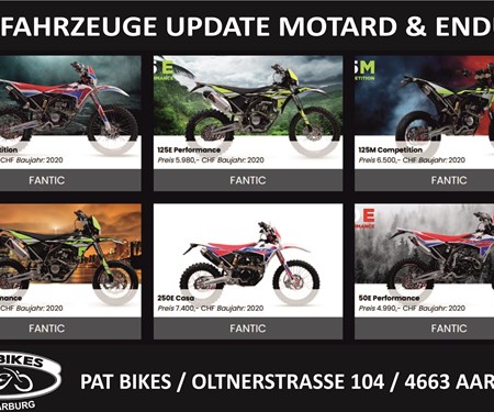 Enduro und Motard bei Pat Bikes