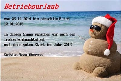Weihnachtsurlaub
