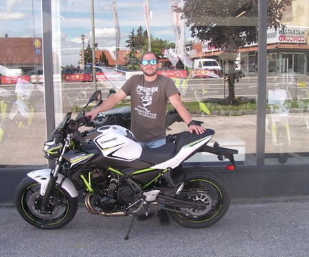 Roll out einer Kawasaki Z 650! Roll out einer Kawasaki Z 650!