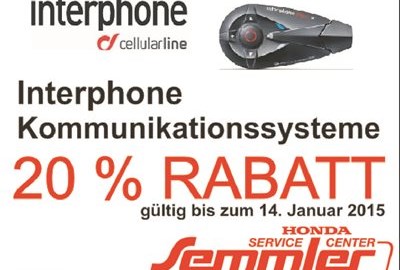 Honda Semmler - Interphone Aktion