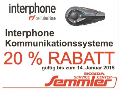Honda Semmler - Interphone Aktion