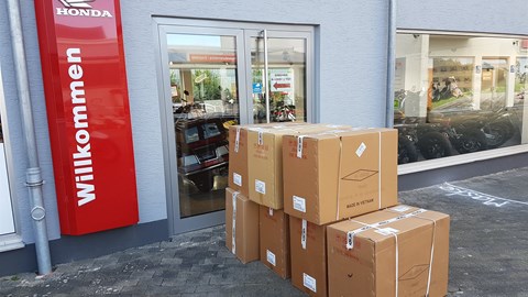 Honda Semmler - NEUE HJC HELME !