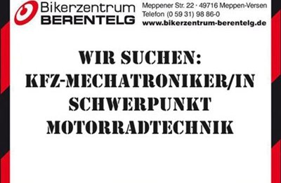 KFZ-Mechatroniker/in Schwerpunkt Zweirad gesucht 