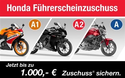 Honda Semmler - Führerscheinzuschuß !