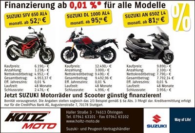 Finanzierung mit 0,01%