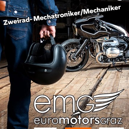 Mitarbeiter gesucht - Zweirad- Mechatroniker/Mechaniker (m/w/) 
Zweirad- Mechatroniker/Mechaniker (m/w/)


für unser Werkstatt-Team, Vollzeitbeschäftigung ab 02.2021
Ihre Tätigkeiten:
 ... Weiter >>