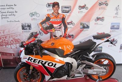 Der Weltmeister Marc Márquez auf Honda! 