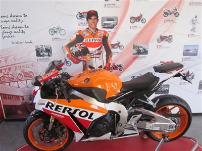 Der Weltmeister Marc Márquez auf Honda! 