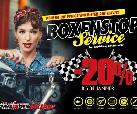 Service & Boxenstopaktion Service & Boxenstopaktion