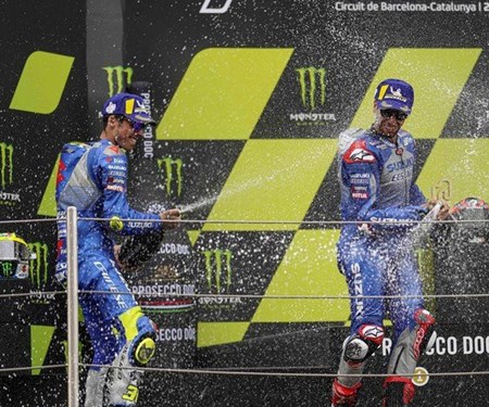 Hattrick für Mir und Rückkehr aufs Podium für Rins beim GP von Barcelona Hattrick für Mir und Rückkehr aufs Podium für Rins beim GP von Barcelona