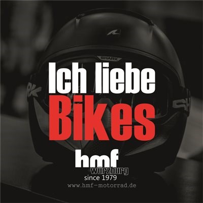 Bald erhältlich: hmf "Ich liebe Bikes" Sticker 2015