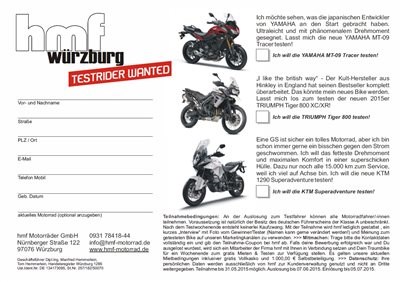Testrider wanted! Wir suchen Dich. - Bild 2