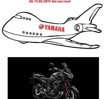 YAMAHA  Tracer im Anflug 