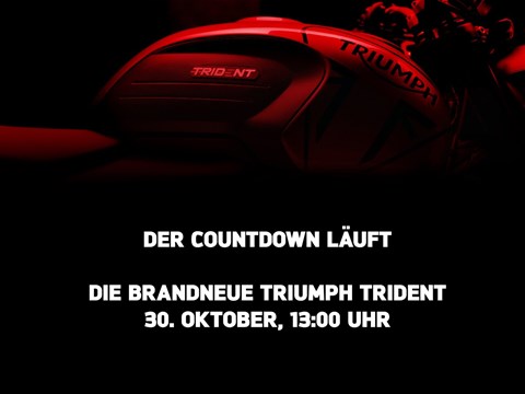 30. Oktober: TRIUMPH Trident - Online-Live-Präsentation