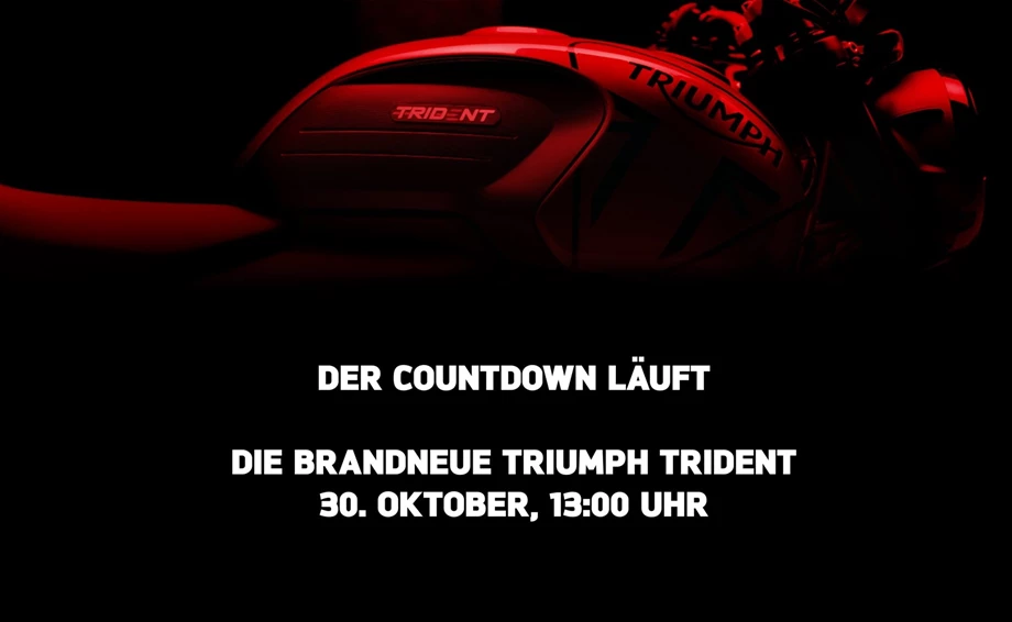 30. Oktober 2020: TRIUMPH Trident - Online-Live-Präsentation Bild 1: 30. Oktober 2020: TRIUMPH Trident - Online-Live-Präsentation