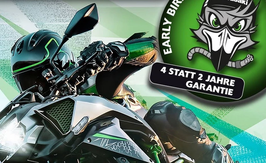 KAWASAKI EARLY BIRD-AKTION  - ab 23.11.20 - 20.02.2021 Bild 1: KAWASAKI EARLY BIRD-AKTION  - ab 23.11.20 - 20.02.2021