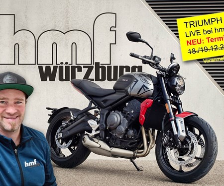 Triumph Trident 660 live bei hmf am 18./19.12.2020