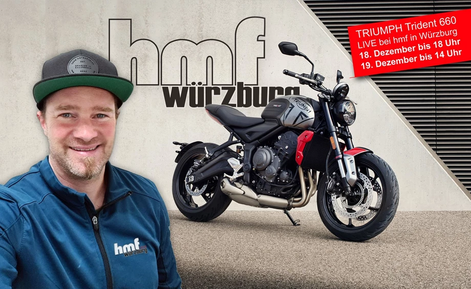 Triumph Trident live bei hmf am 18./19.12.2020 Bild 1: Triumph Trident live bei hmf am 18./19.12.2020