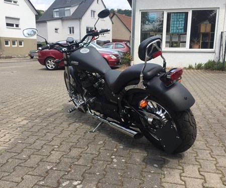 die letzten Leonart Daytona 125 in Schwarz Matt