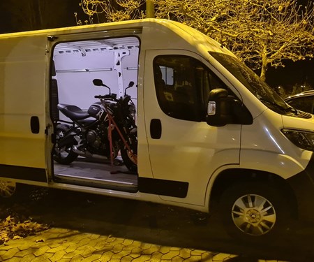 Triumph Trident LIVE im Schaufenster