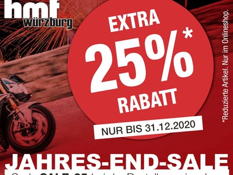 25% Aktion im Online Shop