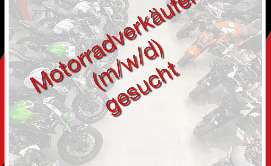 Motorradverkäufer (m/w/d) gesucht Bild 1: Motorradverkäufer (m/w/d) gesucht