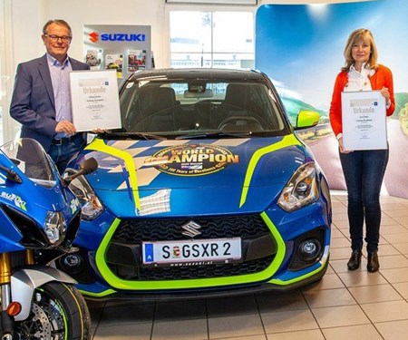 SUZUKI AUSTRIA - Ehrung langjähriger Mitarbeiter