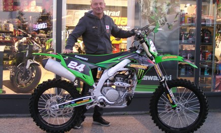 Roll out einer Kawasaki KX 250/2021