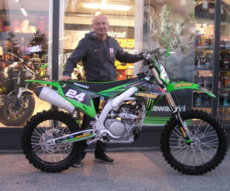 Roll out einer Kawasaki KX 250/2021