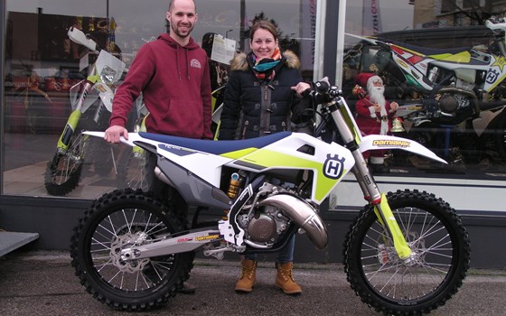 Übergabe einer Husqvarna TC 125/2021 - Bild 2 Übergabe einer Husqvarna TC 125/2021 - Bild 2