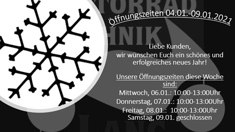 Unsere Öffnungszeiten diese Woche